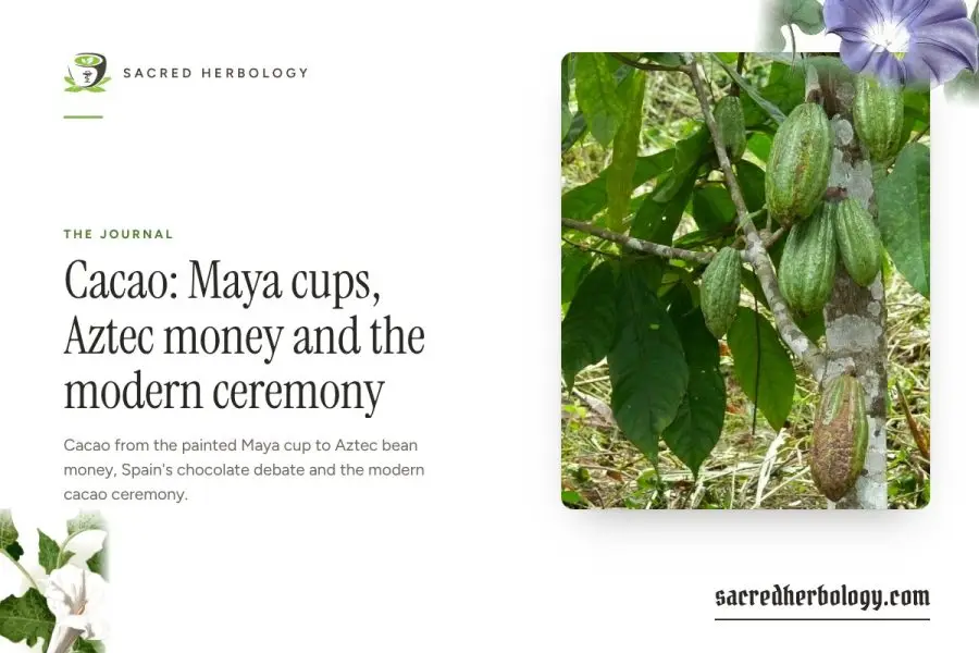 Cacao: Maya cups, Aztec money and the modern ceremony